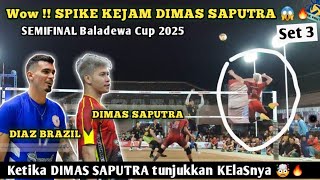 Download lagu BRUTAL Spikes by DIMAS SAPUTRA🤯 When DIMAS shows his class‼️#dimassaputra #semifinal mp3