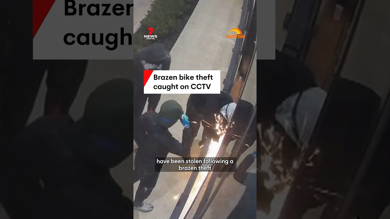 Brazen bike theft caught on CCTV