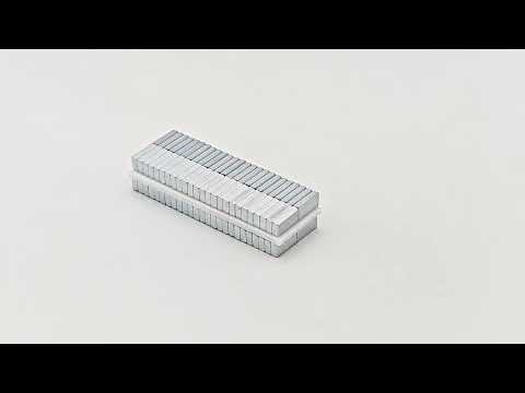 Arc shape NdFeB magnet N45SH zinc coating for permanent magnet motors