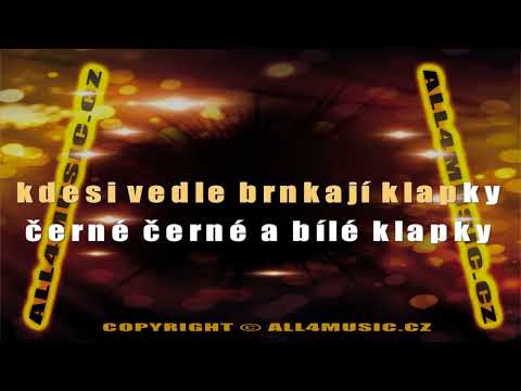 KJ1581 CHLADIL MILAN-Zlá noc (Karaoke verze)