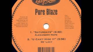 De Lacy - U Can't Hide It