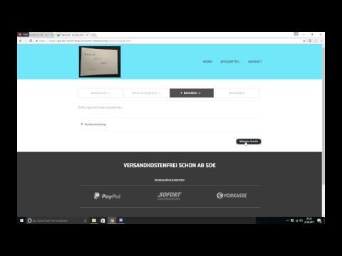 Erstellung eines Jimdo Online Shop