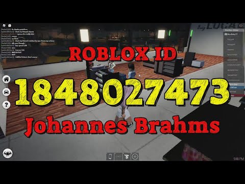 JOHANNES BRAHMS Roblox Song Codes