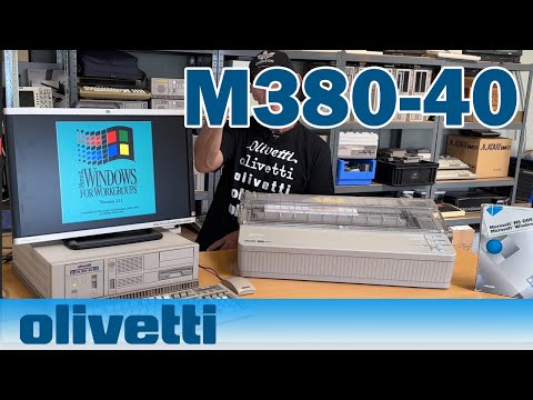 Olivetti M380-40 - Intel 80386DX - The fastest computer!