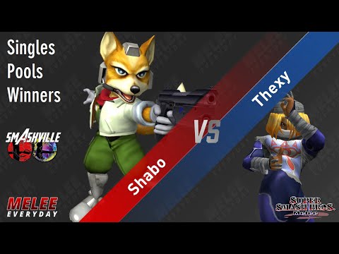 Smashville 7 - Shabo (Fox) vs. Thexy (Sheik) - SSBM - Singles Pools