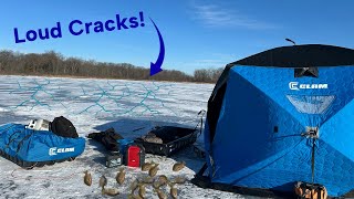 Big Gills on Loud Ice (Michigan Ice Fishing)