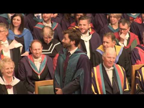David Tennant Doctor Honory of Drama