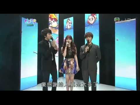 [繁中字] 121209 IU & 李起光& 鄭容和 MC Cuts @J2 Inkigayo人氣歌謠