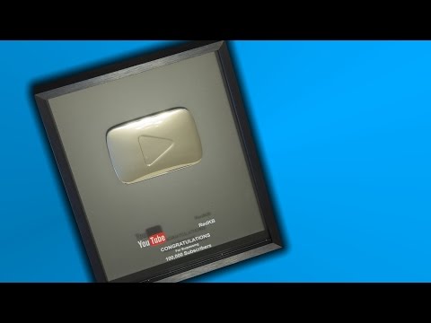 YouTube Silver Play Button Unboxing!!!