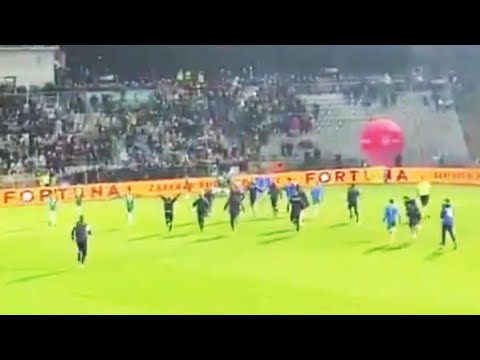 KKS Kalisz w ćwierćfinale Pucharu Polski! Radość piłkarzy i kibiców po wygranej z Górnikiem 08.11.22