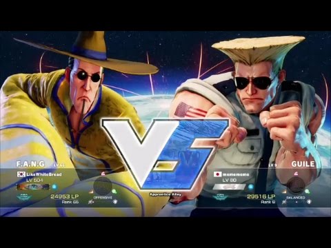 SFV : LikeWhiteBread ( F.A.N.G ) VS Daigo Umehara ( Guile ) RANKED MATCHES