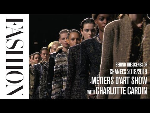 Behind the Scenes at Chanel's 2018/2019 New York Métiers D'Art Show with Charlotte Cardin