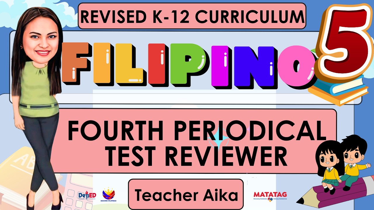 Grade 5 FILIPINO Quarter 4  Periodical Test with Answer Key  Reviewer