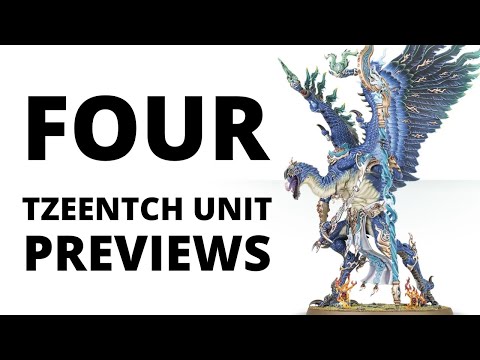 FOUR Tzeentch Unit Reveals - Lord of Change, Flamers, Screamers and More!
