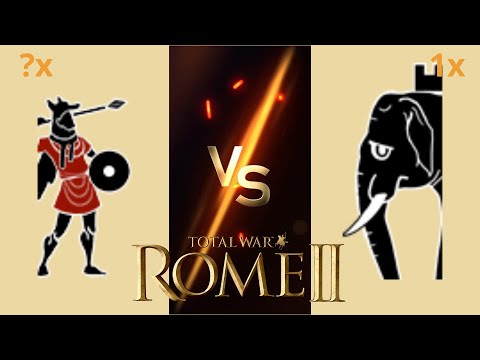 How Many Velites to Take Down Indian War Elephants in Total War: Rome 2?