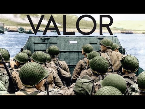 VALOR - A Tribute To The Allied Forces of WW2 / D-Day (Rare Color Combat Footage)