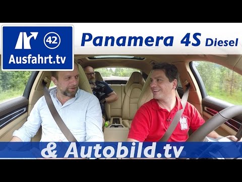 2016 Porsche Panamera 4S Diesel - DER FILM oder Fahrbericht der Probefahrt, Test, Review