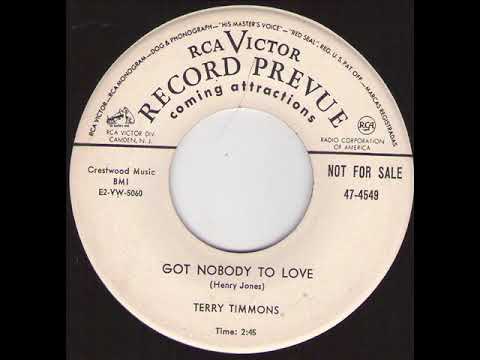 TERRY TIMMONS -  Got nobody to love