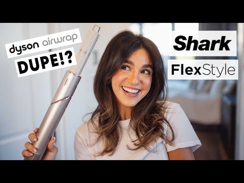 SHARK FLEXSTYLE ON FRIZZY HAIR (DYSON AIRWRAP DUPE!?) | 2022