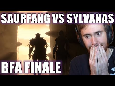 Asmongold Reacts To Saurfang and Sylvanas Cinematic - War Campaign Finale
