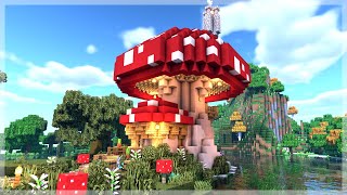 Minecraft How To Build A Mushroom House Tutorial | Minecraft 1.14 Tutorial