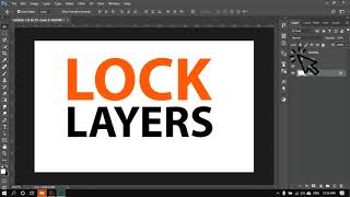 How to Lock Photoshop Layers | Quick Tutorial 2020