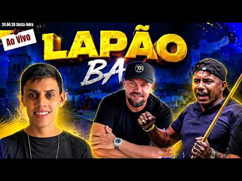 Lapão-BA Ao Vivo - Maicon x Lambe Lambe x Bob  #sinucaaovivo #aovivo #lambelambe #sinucaaovivohoje