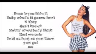 Ariana Grande - Side To Side (Clean) Feat. Nicki Minaj (Lyrics On Screen)