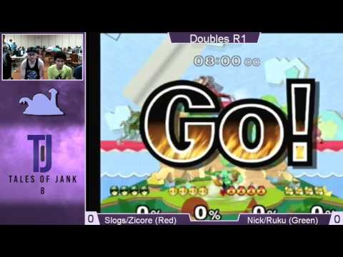 ToJ8 Melee Doubles WR2 - Slogs/Zicore (Red) vs Nick/Ruku