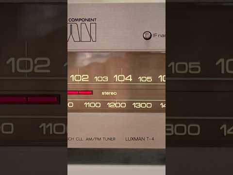 Luxman T-4 'ACCUTOUCH' AM/FM Tuner · Stunning Condition w/ Original Box and Manual !!! image 16