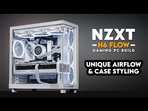The NZXT H6 Flow is a Game Changer! | All White RGB Gaming PC Build | RTX 4080, i7 14700K