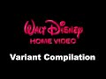 1986 Walt Disney Home Video Logo Variant Compilation VERSION 0 5