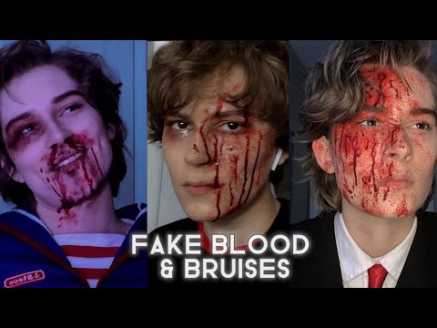 Fake BLOOD and BRUISE Makeup Tutorial