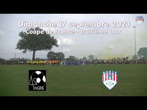 Résumé CDF ASP Angrie - Sablé FC, 17 09 23