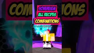 ALL SOVEREIGN ENCHANTMENTS RECIPES #fisch