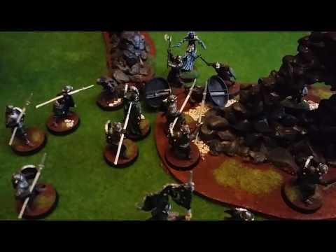 LOTR SBG: Arnor vs Angmar Battle Report part 1
