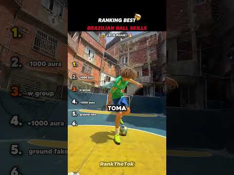 Ranking Best Brazilian Ball Skills 🤯🤣