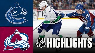 [검증마트]12월03일 밴쿠버 콜로라도 NHL 하이라이트