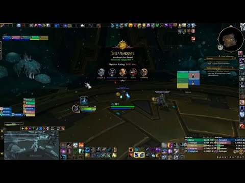 Underrot M+ 20 Fortified Storming Bursting Resto Shaman POV World of Warcraft Dragonflight 10.1