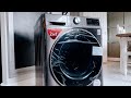Smart LG ThinQ V9 Wifi Washer Dryer 10 5kg 7kg Unboxing Set Up