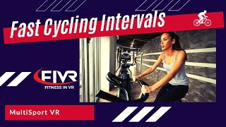 Indoor Cycling Workouts 4 Min 360 VR Videos - Quick HIIT Cycling Workout
