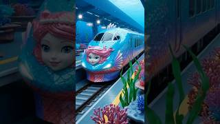 Mermaid Themed Train #train #funny #shorts #cute