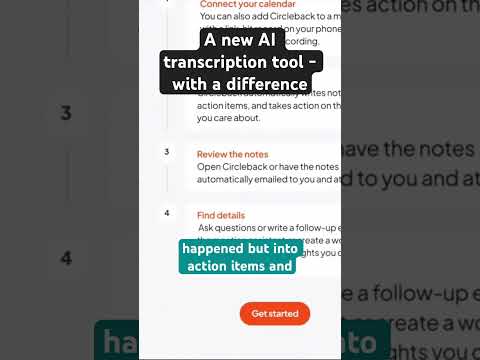 Circleback - an AI transcription tool with a difference. #aitools #ycombinator