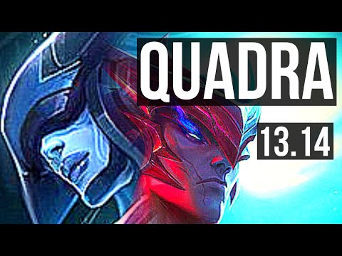 LISSANDRA vs YONE (MID) | Quadra, 65% winrate, Dominating | NA Master | 13.14