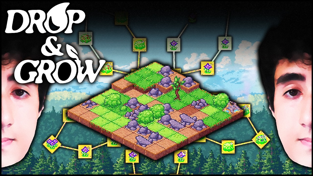 Crescendo uma Floresta COM UPGRADES 💧 Drop and Grow | Felps