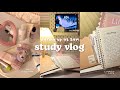5am study vlog 🍵📔 5am morning routine, cafe study, lots of studying, hauls and more