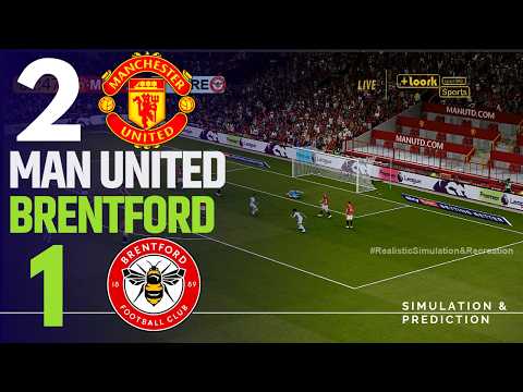 ⚽ Manchester United 2 vs 1 Brentford | HIGHLIGHTS | Premier League 25-26 (Simulation)
