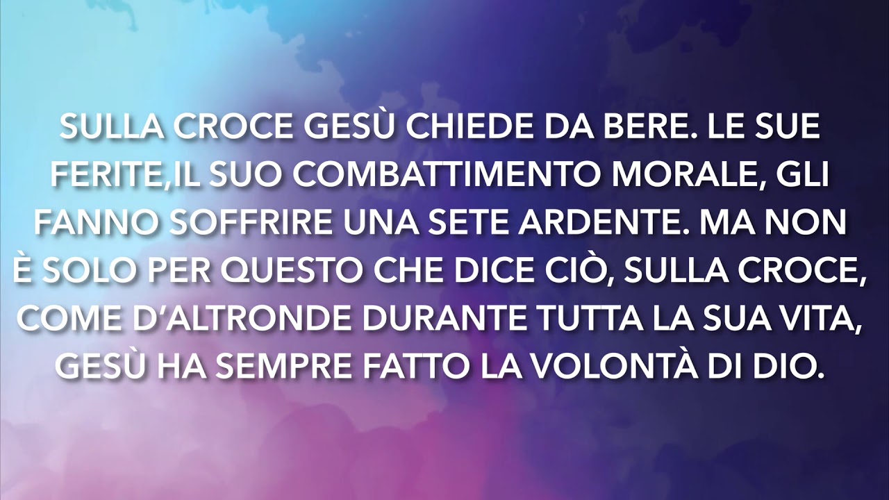 Meditazione Calendario "Parole di Vita" del 22 APRILE 2019