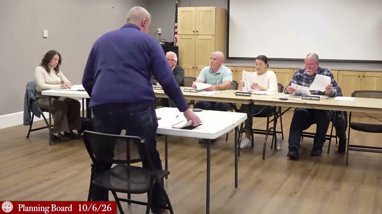 From the Planning Board