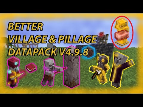 Better Village & Pillage v4.9.8 Update - Minecraft Datapack 1.18.1